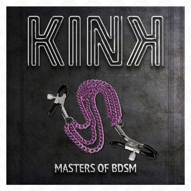 KINK - CLEMĂ PENTRU SFARFURI CU 3 LANȚURI MOV 20/23/28 CM