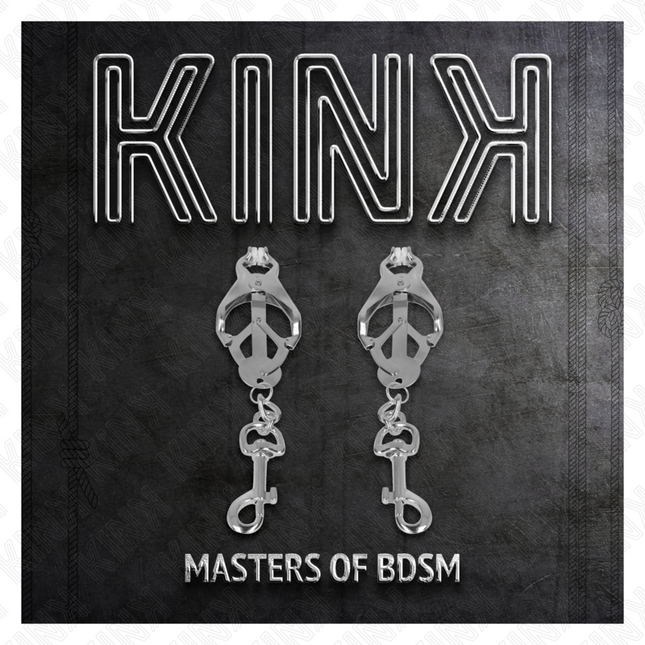 KINK - CLEMELE JAPONEZE PENTRU SFARGURI DIN FORMĂ DE TRIFOI CU CÂRLIGE, ARGINTII