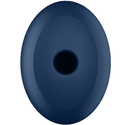 SATISFYER - STIMULATOR ȘI VIBRATOR AIR POWER 4 12 VIBRAȚII ALBASTRU