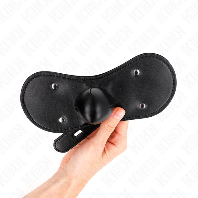 KINK - MASCA GURĂ CU BALL GAG ȘI ÎNCHIDERE REGLABILĂ 42-60 CM