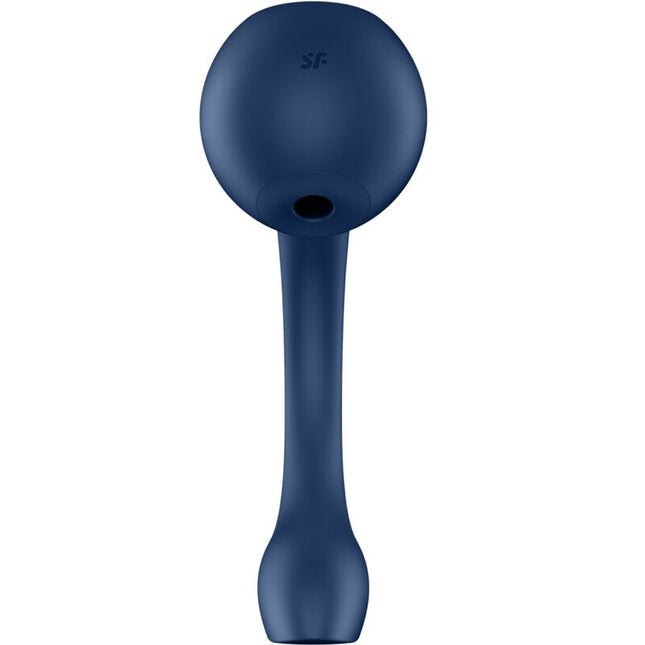 SATISFYER - STIMULATOR PRO+ WAVE 4 CU PUNCT G ȘI AIR PULSE, APLICAȚIE GRATUITĂ, ALBASTRU ÎNCHIS