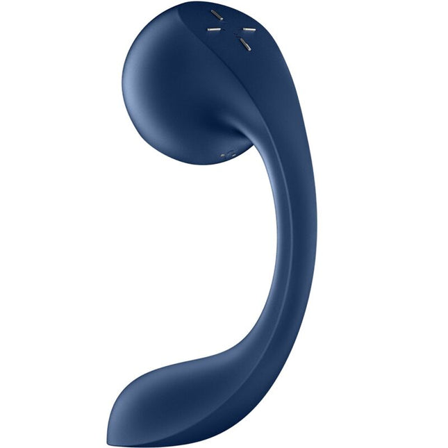 SATISFYER - STIMULATOR PRO+ WAVE 4 CU PUNCT G ȘI AIR PULSE, APLICAȚIE GRATUITĂ, ALBASTRU ÎNCHIS
