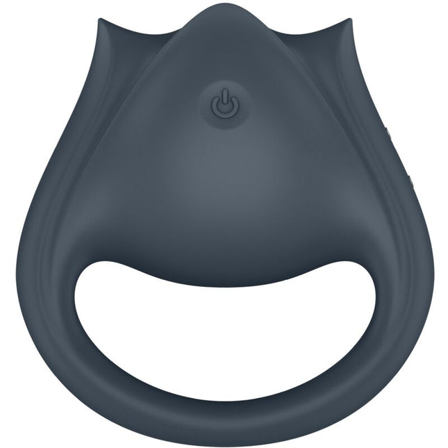 SATISFYER - PERECHE PERFECTĂ 2 MULTIVIRATOR 2 ÎN 1 INEL DE PENIS ȘI STIMULATOR DE DEGET GRI