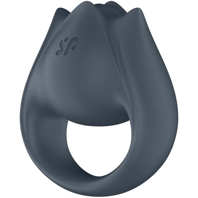 SATISFYER - PERECHE PERFECTĂ 2 MULTIVIRATOR 2 ÎN 1 INEL DE PENIS ȘI STIMULATOR DE DEGET GRI