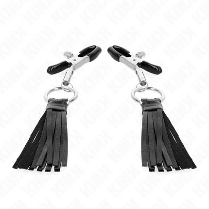 KINK - CLEMĂ PENTRU SPRÂNZĂRI DIN PIEL ARTIFICIALĂ CU CRUCIURI 6 CM