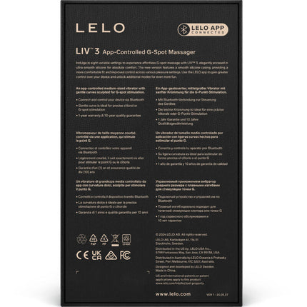 LELO - STIMULATOR LIV™ 3 PUNCT G ALBASTRU