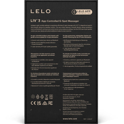 LELO - LIVâ„¢ 3 G-SPOT STIMULATOR PINK