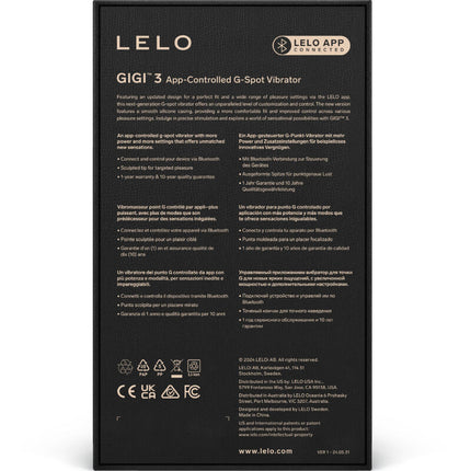 LELO - VIBRATOR GIGI™ 3 PUNCT G ROZ