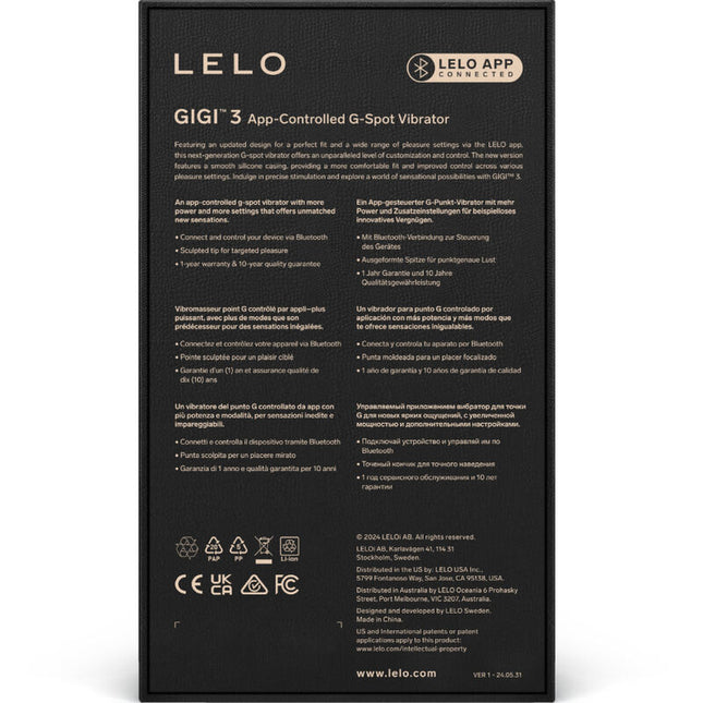 LELO - VIBRATOR GIGI™ 3 PUNCT G ROZ