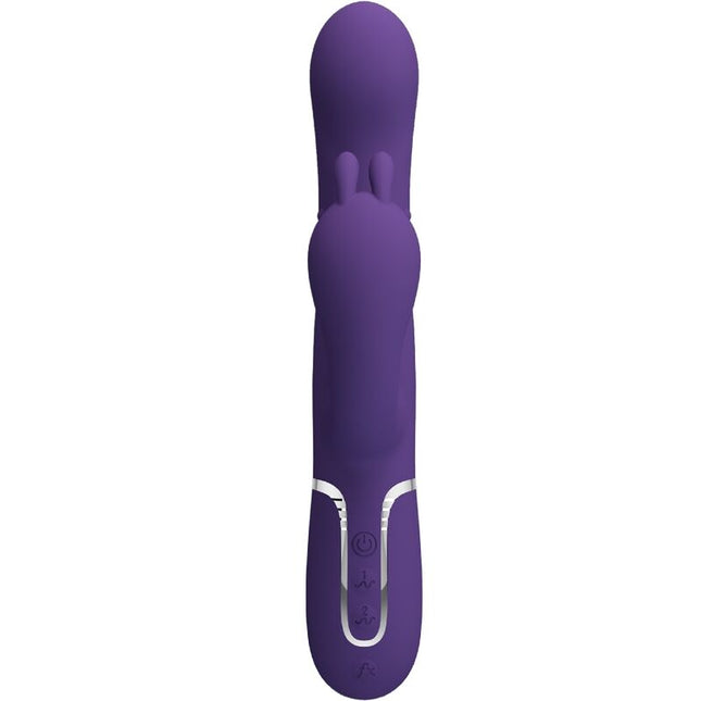 PRETTY LOVE - VIBRATOR TRIPLU CAMMY MULTIFUNCȚIONAL 4 ÎN 1 MOV