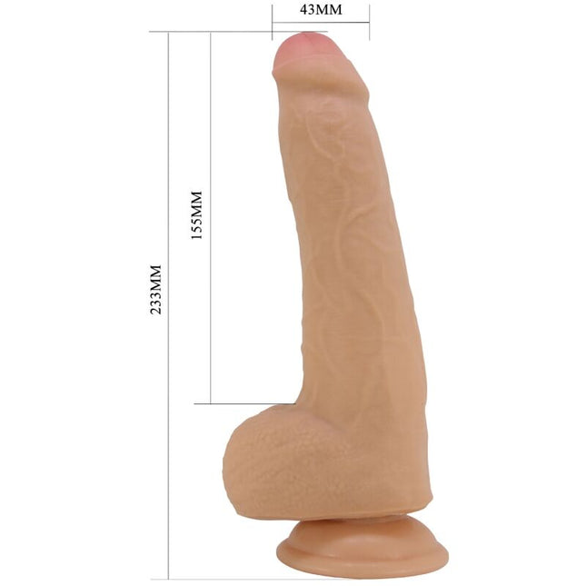 PRETTY LOVE - DILDO REALISTIC DRACO 23 CM CARNE