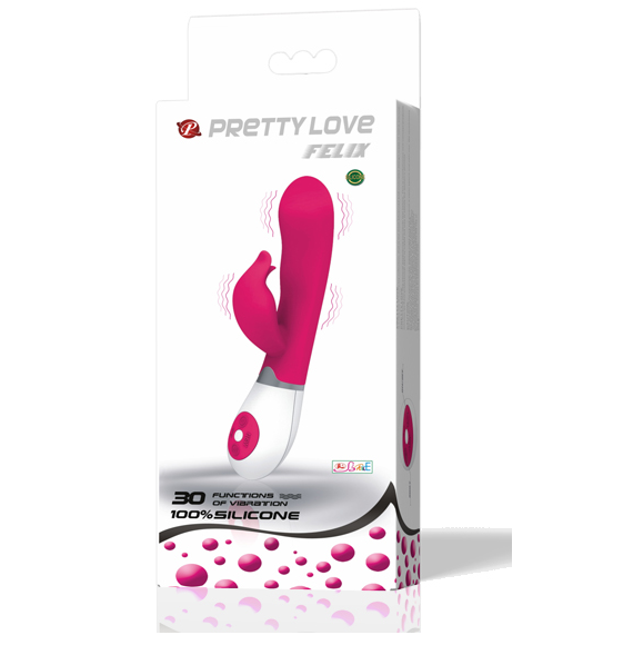 PRETTY LOVE - VIBRATOR CU FLIRTATOR CU STIMULATOR FELIX