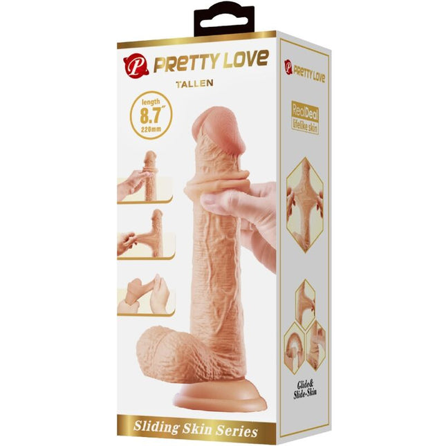 PRETTY LOVE - DILDO REALISTIC TALLEN 22 CM CARNE