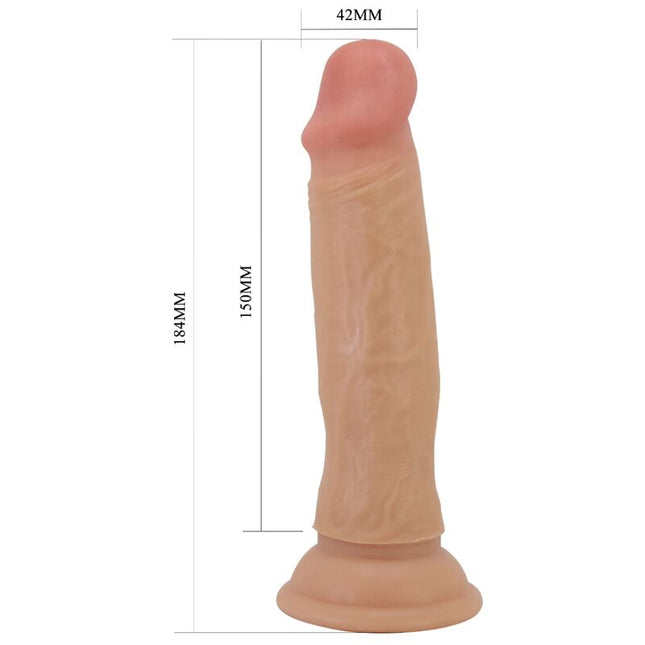 PRETTY LOVE - DILDO REALISTIC QUENTIN 18 CM CARNE