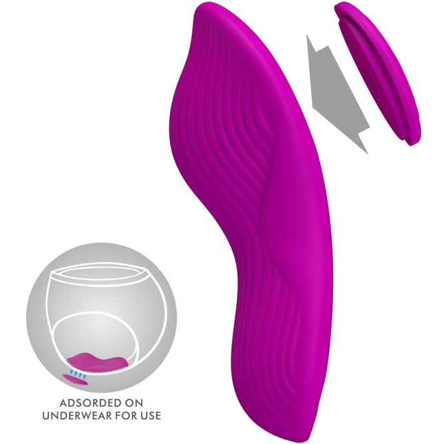 PRETTY LOVE - STIMULATOR DE CLITORIS ROMARIO LAY-ON CU TELECOMANDĂ ROZ