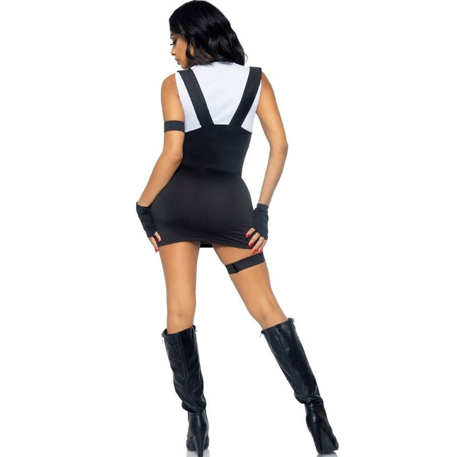 LEG AVENUE - COSTUM SEXY SWAT OFICIAL NEGRU M/L