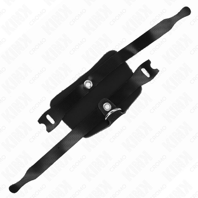 KINK - INEL DE PENIS DIN PIELE CU ÎNCHIDERE REGLABILĂ CU CÂRLIG