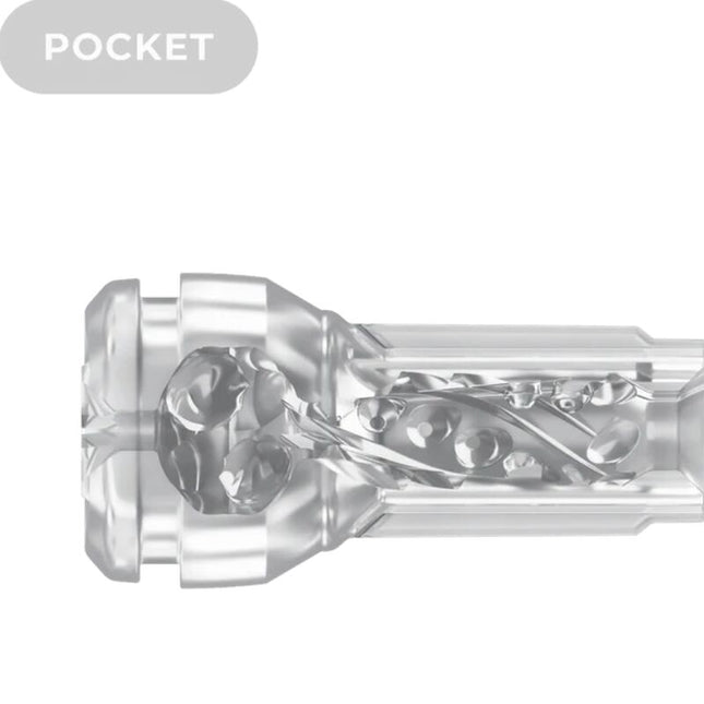 KIIROO - FEEL POCKET STROKER CRYSTAL DE LA KIIROO TRANSPARENT