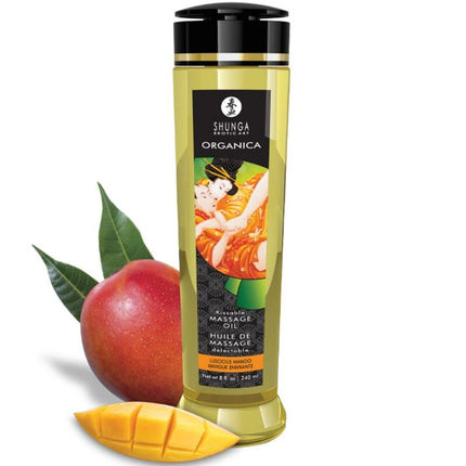 SHUNGA - ULEI DE MASAJ ORGANIC CU MANGO 240 ML