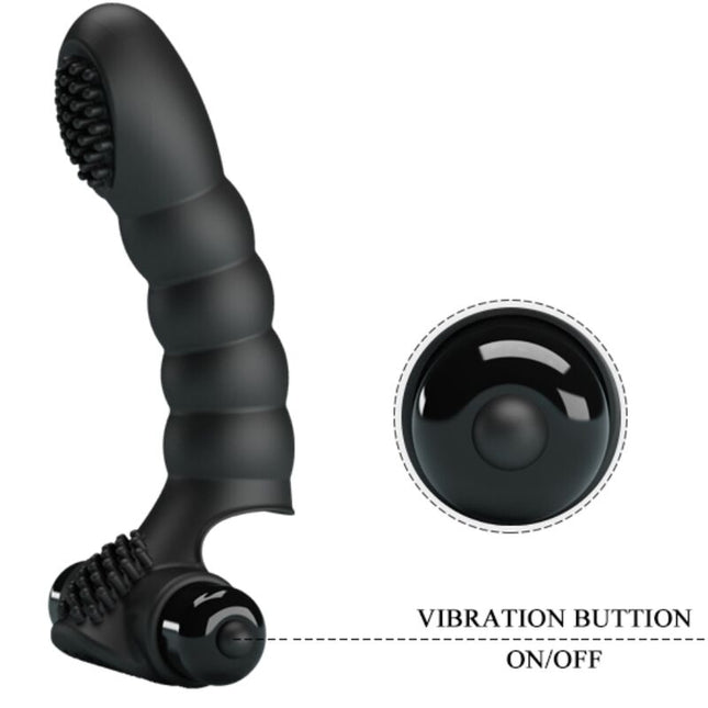 PRETTY LOVE - VIBRATOR PENTRU DEGET ALEXANDER 10 VIBRAȚII NEGRU