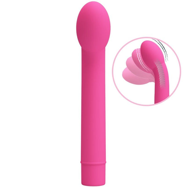 PRETTY LOVE - VIBRATOR LOGAN PUNCT G 10 VIBRAȚII ROZ