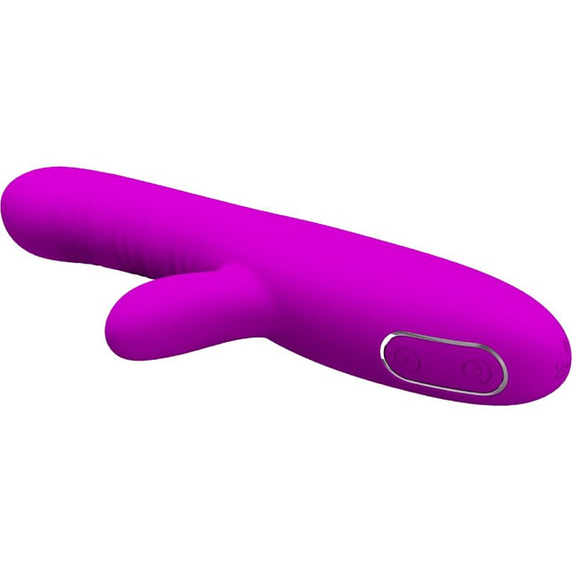 PRETTY LOVE - VIBRATOR MULTIFUNCȚIONAL ANGELIQUE + STIMULATOR DE CLITORIS VIOLET