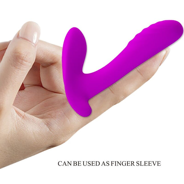 PRETTY LOVE - MASSAGER & VIBRATOR 12 VIBRATIONS REMOTE CONTROL PURPLE