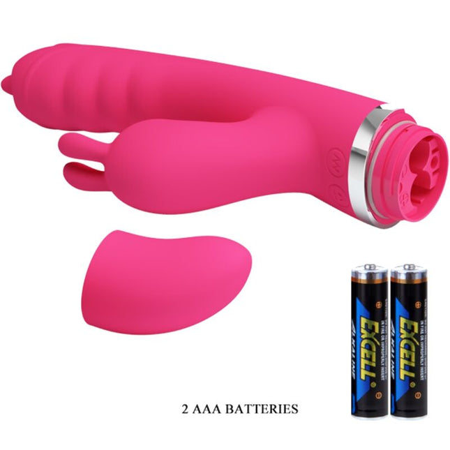 PRETTY LOVE - VIBRATOR MULTIFUNCȚIONAL IEPURE PHOENIX ROZ