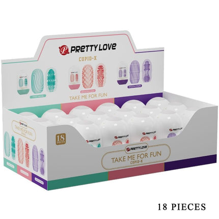 PRETTY LOVE - CUPID X 18 MASTURBATORI MASCULINI TEXTURI DIFERITE