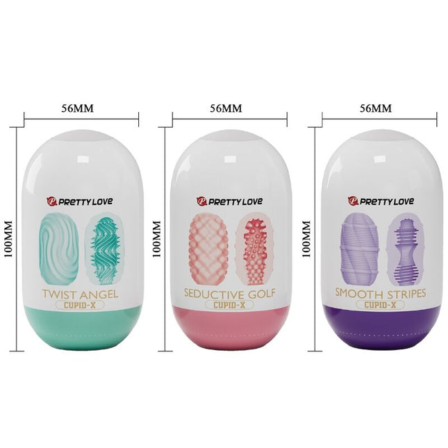 PRETTY LOVE - CUPID X 18 MASTURBATORI MASCULINI TEXTURI DIFERITE