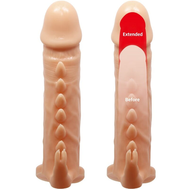 PRETTY LOVE - EMMIT PENIS SLEEVE + STIMULATOR DE CLITORIS FLESH