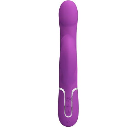 PRETTY LOVE - 4 IN 1 MULTIFUNCTION VIBRATOR & STIMULATOR PURPLE