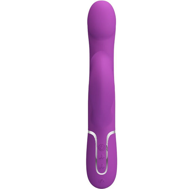 PRETTY LOVE - 4 IN 1 MULTIFUNCTION VIBRATOR & STIMULATOR PURPLE