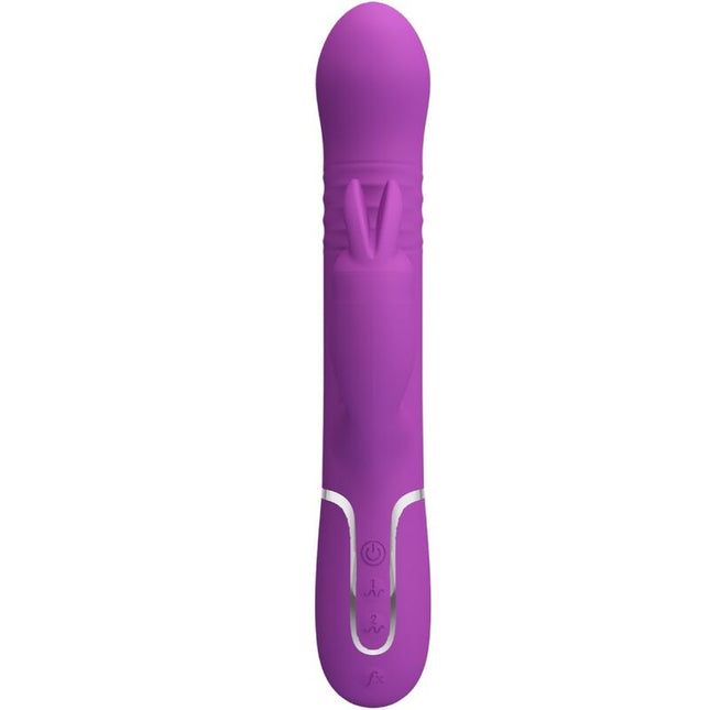 PRETTY LOVE - VIBRATOR IEPURE MULTIFUNCȚIONAL COALE 4 ÎN 1 MOV