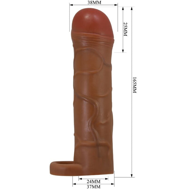 PRETTY LOVE - MÂNĂ PENTRU PENIS BUNION CU EXTENSIE DE 2,5 CM MULATTO