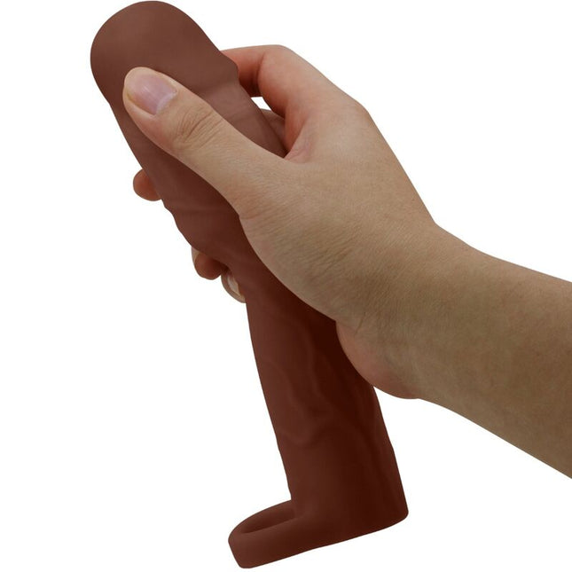 PRETTY LOVE - MÂNĂ PENTRU PENIS GERD CU EXTENSIE DE 7,6 CM MULATTO