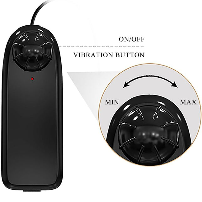 CRAZY BULL - VIBRATOR EMILIA CU TELECOMANDĂ REALISTICĂ PENTRU VAGIN ȘI ANUS