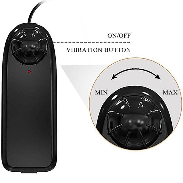 CRAZY BULL - VIBRATOR KYLIE CU TELECOMANDĂ REALISTICĂ PENTRU VAGIN ȘI ANUS