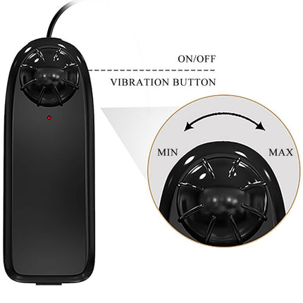 BAILE - BAHAMUT REALISTIC VIBRATOR 21.8 CM FLESH REMOTE CONTROL