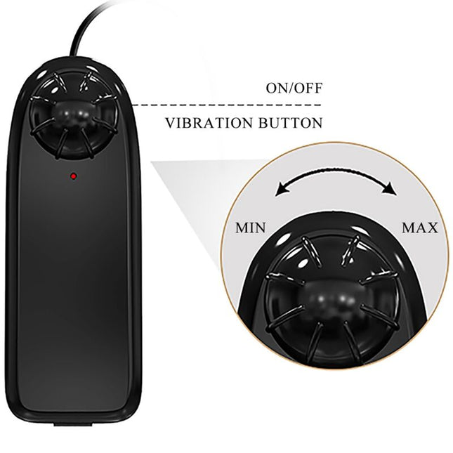 BAILE - VIBRATOR REALISTIC BAHAMUT 21,8 CM TELECOMANDĂ DIN CARNE