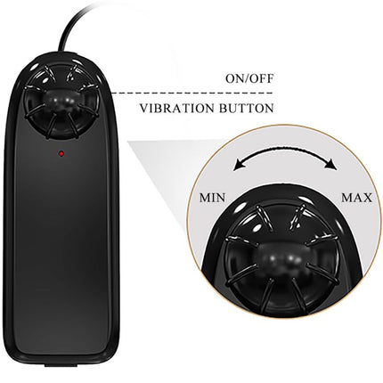 BAILE - CATOBLEPAS REALISTIC VIBRATOR 20.6 CM FLESH REMOTE CONTROL