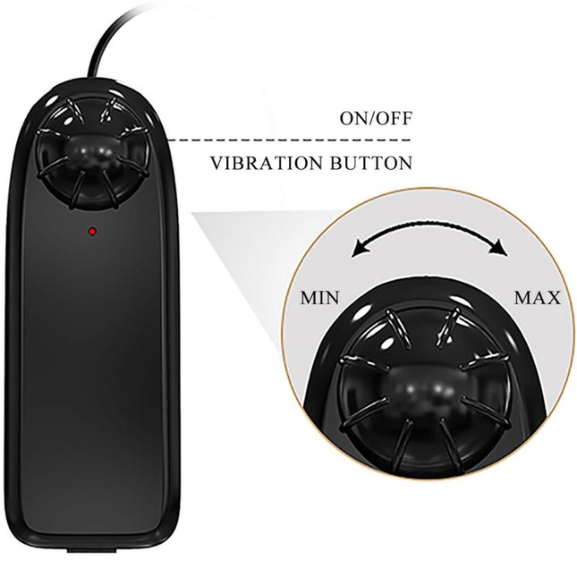 BAILE - VIBRATOR REALISTIC CATOBLEPAS 20,6 CM TELECOMANDĂ DIN CARNE