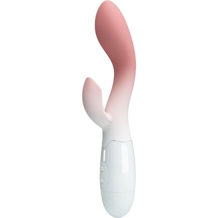 PRETTY LOVE - VIBRATOR BRIGHTY G-SPOT + STIMULATOR DE CLITORIS 30 VIBRAȚII ROZ