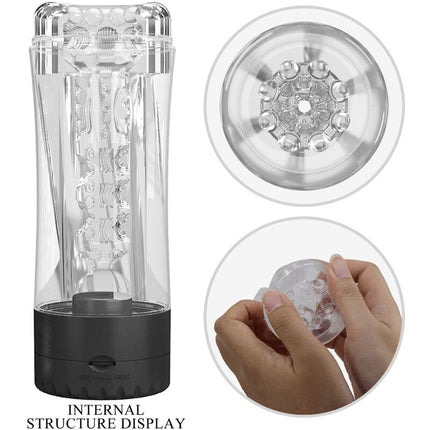 PRETTY LOVE - MASTURBATOR MASCULIN TAMARA VIBRATOR CU VITEZE MULTIPLE NEGRU