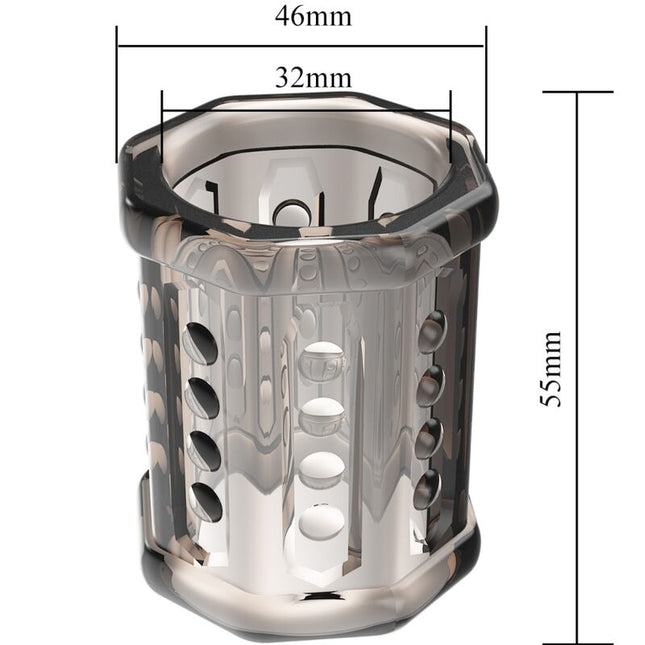 PRETTY LOVE - MANȘON PENTRU PENIS RONAEL SUPER ELASTIC, TRANSPARENT