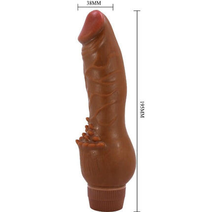 BAILE - VIBRATOR REALISTIC BARBARA 19,5 CM MULATTO