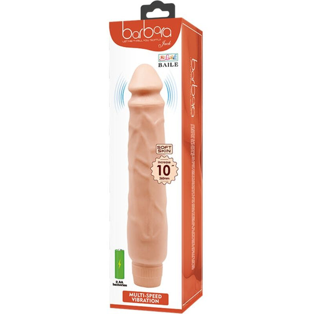 VIBRATOR REALISTIC BAILE - JACK 26 CM FLESH