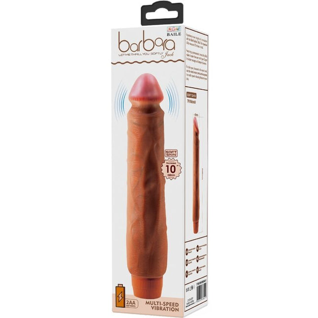 VIBRATOR REALISTIC BAILE - JACK 26 CM MULATTO