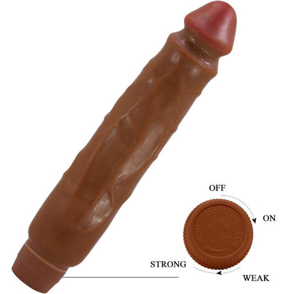 BAILE - JACK REALISTIC VIBRATOR 26 CM MULATTO
