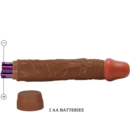 BAILE - VIBRATOR REALISTIC BOB 22,5 CM MULATTO
